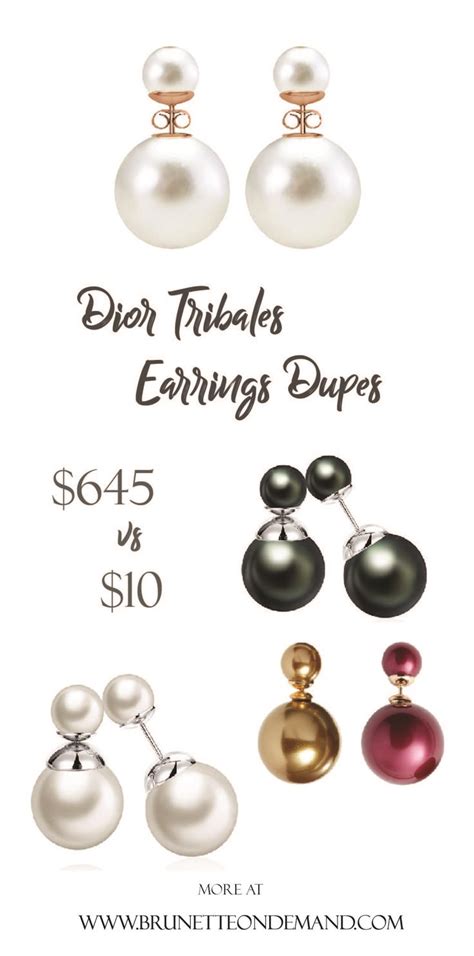 dior pearl earrings dupe|dior tribales earrings dupe.